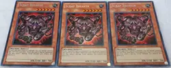 Yugioh 3x Scrap Breaker STOR-EN084 Secret Rare NM (1x 1st Ed & 2x Uimited Ed) - Image 3