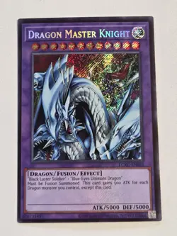 Dragon Master Knight LCKC-EN065 Secret Rare Yugioh Legendary Collection Kaiba NM - Image 1