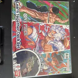 One Piece TCG Learn Together Deck Set LD-01 English Luffy Nami Zoro New Sealed - Image 1