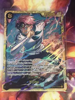 Koby SEC OP11-119 Parallel a Fist of Divine Speed One Piece - Image 1