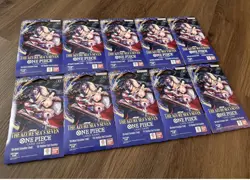 x10 One Piece OP-14 Sleeved Booster Packs Lot | Official Bandai | Factory Sealed - Image 1