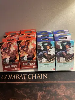 One Piece TCG Special DON! Set Vol. 2 & Vol 3 (8 Box lot)- Ace & Sabo SEALED - Image 1