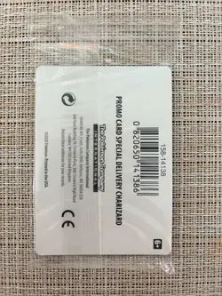 Special Delivery Charizard Pokemon Center Promo Card Holo (SWSH075) - SEALED - Image 2