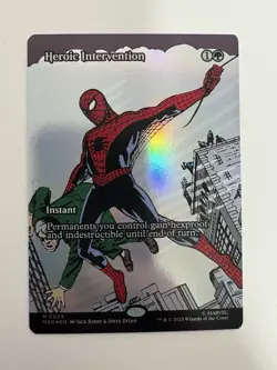 Heroic Intervention Foil Borderless Showcase MTG Magic Card NM Near Mint MAR - Image 1