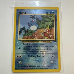 Pokemon Marill 11/18 Reverse Holo Pokemon Card - Image 1