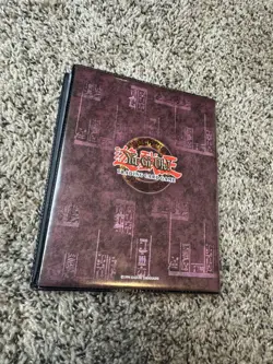 Vtg Yu-Gi-Oh 1996 Seto Kaiba Card Binder Yugioh Black Purple KONAMI Blue Eyes - Image 2