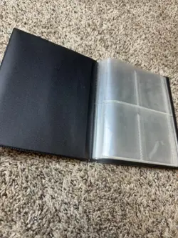 Vtg Yu-Gi-Oh 1996 Seto Kaiba Card Binder Yugioh Black Purple KONAMI Blue Eyes - Image 3