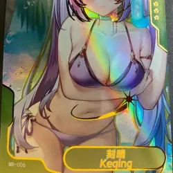 Senpai Goddess Haven Series 5 - MR Card - Goddess Story - MR-006 Keqing - Image 2