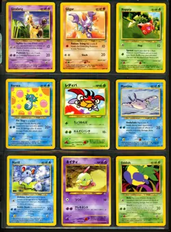 2000 Pokemon NEO GENESIS Set NEAR COMPLETE Uncommon Common NON HOLO Cards Lot NM - Image 5