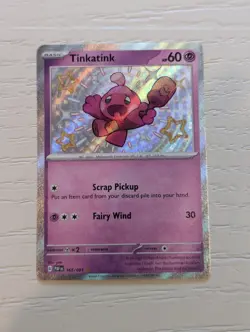 Pokemon Card - Tinkatink 065/091 Sv: Paldean Fates Shiny Rare - Image 1