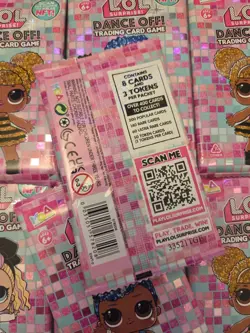 LOL Surprise Dance Off Card Game 11 Sealed Packs including Box - Image 3