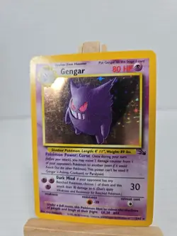 Pokemon TCG Gengar Fossil Holo Card 5/62 Unlimited Rare - Image 2