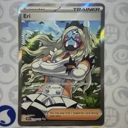 Pokemon TCG Temporal Forces Eri Trainer Holo Ultra Rare Card 199/162 Full Art - Image 1