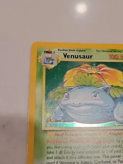 Pokemon TCG Venusaur Base Set Holo Unlimited Rare Card 15/102 - Image 5