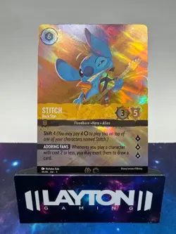 Disney Lorcana Stitch Rock Star Championship Promo Card NM ENG - Image 1