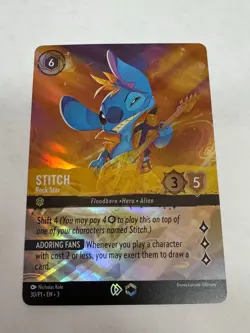 Disney Lorcana Stitch Rock Star Championship Promo Card NM ENG - Image 3