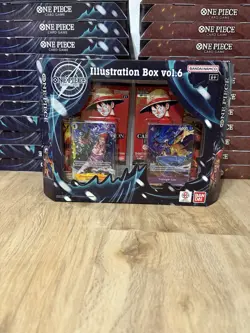 (LOT OF 4)One Piece Card Game Illustration Box Vol. 6 IB-05 Factory Sealed - Image 1