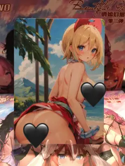 Beautiful Waifu Card Goddess Story CCG Anime Waifu Double Sided - Image 2