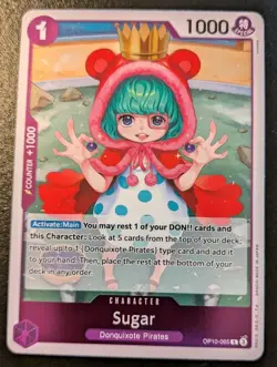 Sugar OP10-065 R Foil Rare Royal Blood One Piece Card Game - Image 1