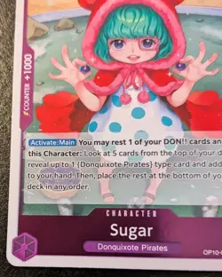 Sugar OP10-065 R Foil Rare Royal Blood One Piece Card Game - Image 4