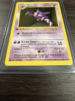 Pokemon TCG Haunter Base Set, 1st Edition Shadowless Card 29/102 - Image 2