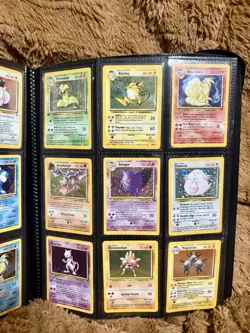 Vtg Pokemon Card Collection Lot Base Set Binder Holos WOTC HTF RARE 1st Ed Also - Image 2