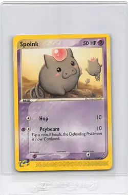 SPOINK 74/97 - NON-HOLO COMMON - Ex Dragon - e-READER - 2003 POKEMON CARD - LP/P - Image 1