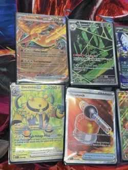 Pokemon TCG Lot of 6 EX Trainer Full Art Cards + Charizard Play Matt - Image 2