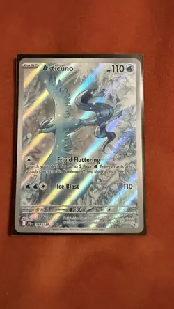Pokemon TCG Articuno Card 161/159 SV09 Journey Together Rare Illustration NM Eng - Image 5