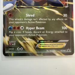 Pokemon Card - Garchomp EX XY167 Black Star Promo Holo Rare - Image 4