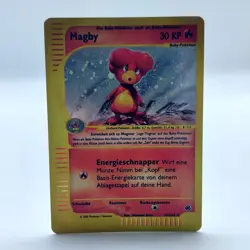 Pokemon TCG Karte - Magby 17/165 Rare Holo Expedition Basis-Set Deutsch - Image 1
