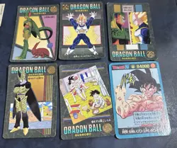 Dragon Ball Z Visual Adventure Lot Of 6 Cards TCG BANDAI 1996 (US SELLER) - Image 1