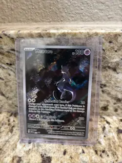 Pokemon 151 Mewtwo 052 Scarlet & Violet UPC Black Star Promo Card Holo Sealed - Image 1