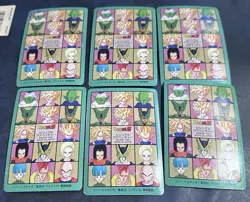 Dragon Ball Z Visual Adventure Lot Of 6 Cards TCG BANDAI 1996 (US SELLER) - Image 2