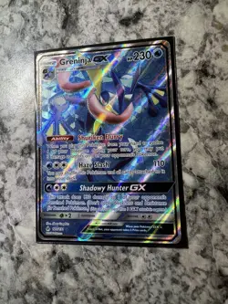Greninja GX (Full Art) 120/131 Sun & Moon Forbidden Light Holo Pokemon Card - Image 2