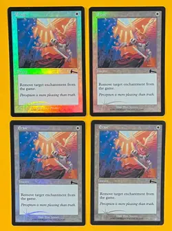 MTG ERASE (Foil) (x4) Urza's Legacy (OldManMTG 012-470) - Image 1