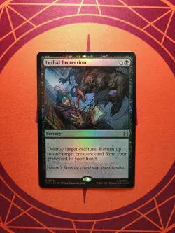 Lethal Protection (Foil) (NM) Spider-Man MTG Discount: 5+ Magic Singles - Image 1
