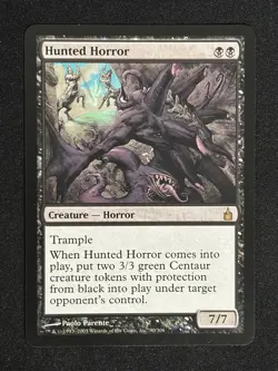1x MTG Hunted Horror - Ravnica: City of Guilds (RAV) #90 - Magic the Gathering - Image 1
