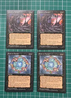 Magic the Gathering (MTG)-Hymn to Tourach x4 Fallen Empires LP - Image 1