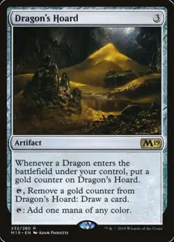 Dragon's Hoard - NM - Magic Core Set 2019 - MTG - Image 1