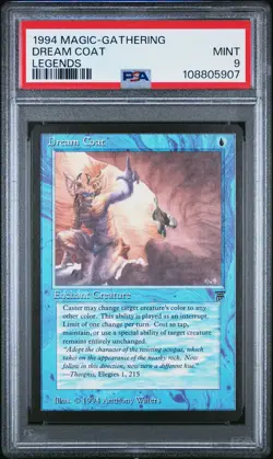 DREAM COAT Legends PSA 9 MTG [Nostalgium] - Image 1
