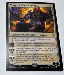 1x Tezzeret, Cruel Captain - Edge of Eternities - NM - MTG - 0002 - Mythic - Image 1