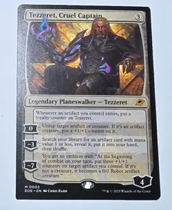 1x Tezzeret, Cruel Captain - Edge of Eternities - NM - MTG - 0002 - Mythic - Image 2