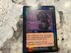 Mtg Foil Invasion Ravenous Rats - Magic the Gathering HP/Damaged/Creased - Image 2