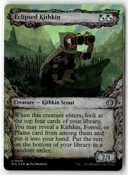 Eclipsed Kithkin (Showcase) R Lorwyn Eclipsed 338 NM - Image 1