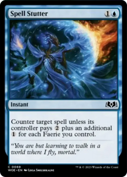 SPELL STUTTER X 4 N/M WILDS OF ELDRAINE MAGIC THE GATHERING - Image 1