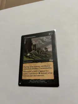 Contamination #123 Magic: Urza's Saga 1998 Edition Vintage M/Nm - Image 1