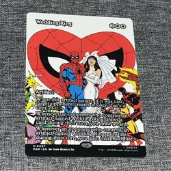 2025 MTG Marvel Spider-Man Wedding Ring (Borderless) 0007 (M) MAR Non Foil - Image 1