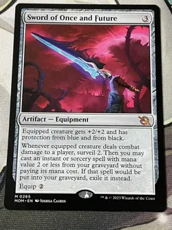 MTG - 1x Sword of Once and Future - March of the Machines NM - Image 1