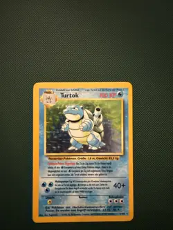 Pokemon German Turtok/Blastoise Base Set 2/102 Holo RARE NM - Image 1